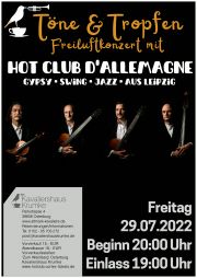 Tickets für TÖNE & TROPFEN | mit Hot Club d'Allemagne am 29.07.2022 - Karten kaufen